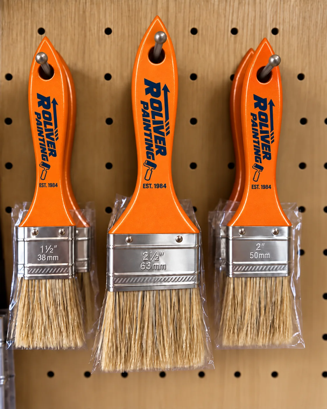 R Oliver branded brushes